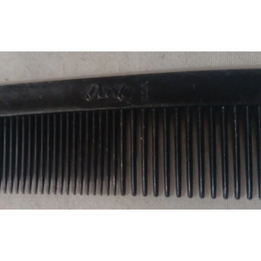 Vintage Goody Hair Combs Lot Of 6 Stylist‎ Barber USA Turquoise  Black Blue Grey